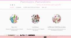 Desktop Screenshot of partenairesparticulieres.com